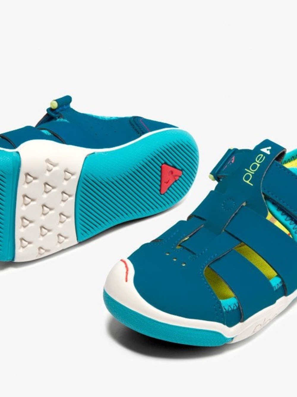 PLAE Kids' Teal and Aqua Sport Sandals